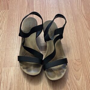 Black Strappy Sandals